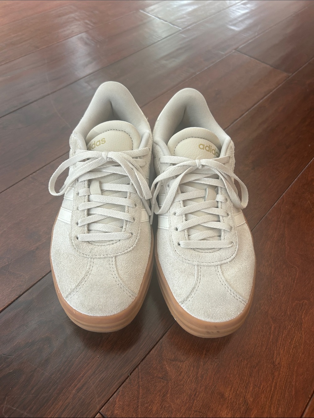 adidas Women's Suede Platform Sneakers with Gum Sole